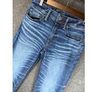 American Eagle Outfitters Original Straight Airflex Jeans Mens Size 29 Dark Wash